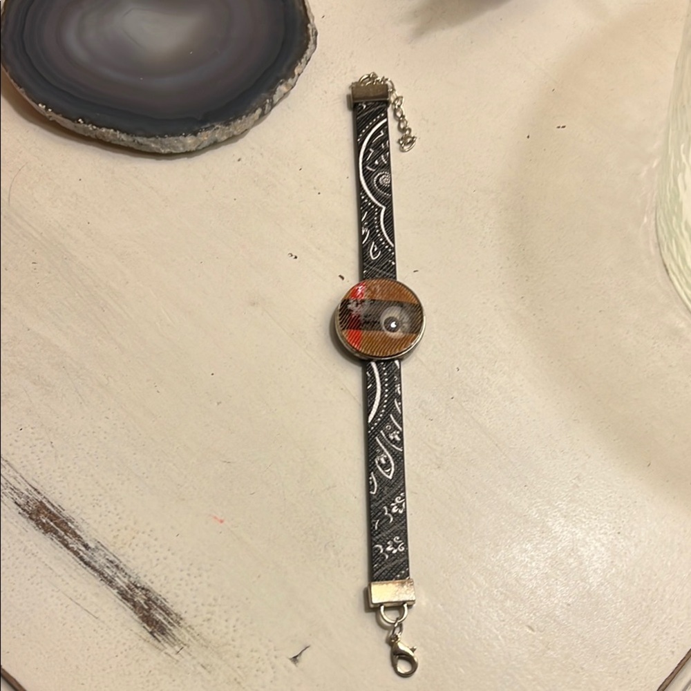 Hand Crafted Black and Brown Bracelet